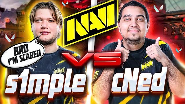 Cned vs s1mple - navi valorant aim battle Cned vs s1mple - navi valorant aim battle