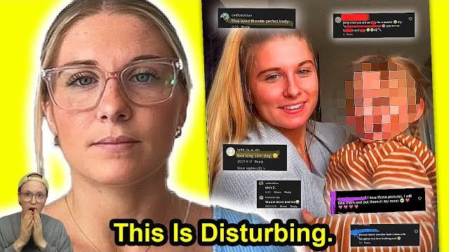 This tiktok mom is exploiting her child for predators This tiktok mom is exploiting her child for predators