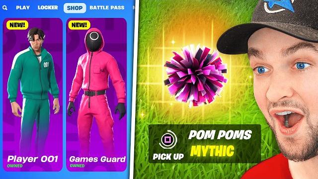 Fortnite's *new* mythic squid game update! Fortnite's *new* mythic squid game update!