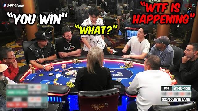Wtf?!? nobody can believe this $146k poker hand Wtf?!? nobody can believe this $146k poker hand