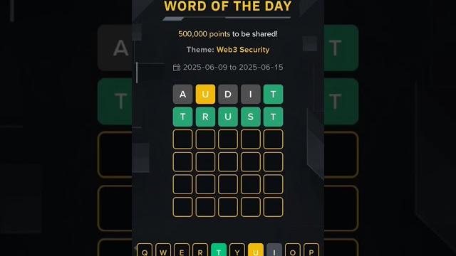 Binance weekly theme web 3 security 5 & 8 letters wodl #wordoftheday #binance #crypto #wodl Binance weekly theme web 3 security 5 & 8 letters wodl #wordoftheday #binance #crypto #wodl