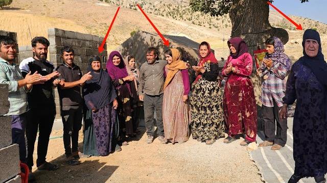 Meeting parizad's grandmother's family and helping fariba Meeting parizad's grandmother's family and helping fariba