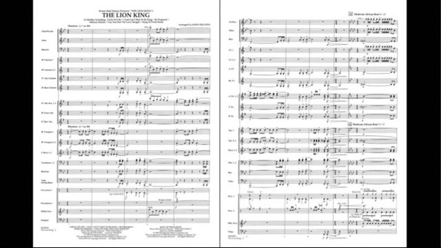 The lion king arranged by john higgins The lion king arranged by john higgins