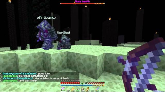 Vorcraft beating the ender dragon Vorcraft beating the ender dragon