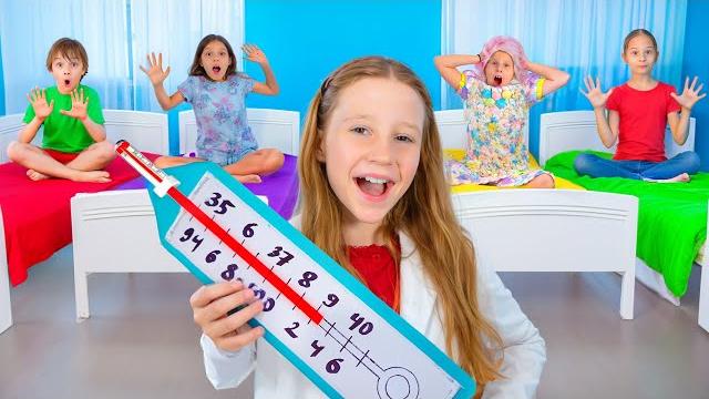 Nastya and friends learn about the dangers of sweets Nastya and friends learn about the dangers of sweets