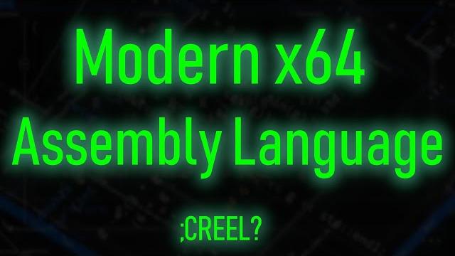 Modern x64 assembly 1: beginning assembly programming Modern x64 assembly 1: beginning assembly programming