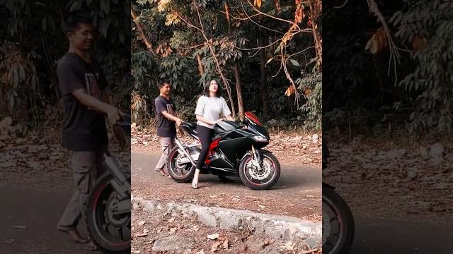 Ochi rosdiana with cbr. #ochirosdiana #motorgede #cintatanpakarenarcti #behindthescenes Ochi rosdiana with cbr. #ochirosdiana #motorgede #cintatanpakarenarcti #behindthescenes