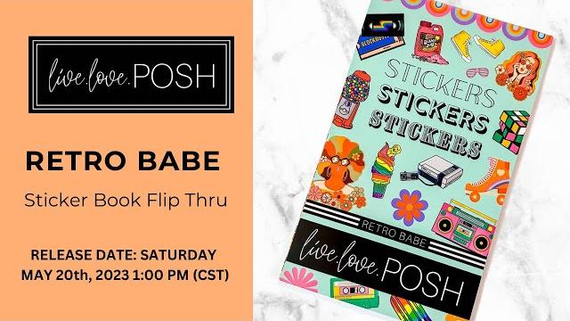 Retro babe sticker book flip through Retro babe sticker book flip through