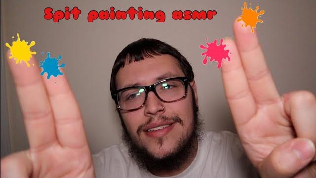 Rare spit painting shop - asmr Rare spit painting shop - asmr