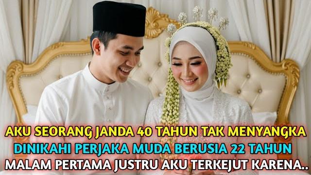 Janda 40 tahun dinikahi perjaka 22 tahun‼️ tapi malam pertama justru aku yang terkejut karena.. Janda 40 tahun dinikahi perjaka 22 tahun‼️ tapi malam pertama justru aku yang terkejut karena..