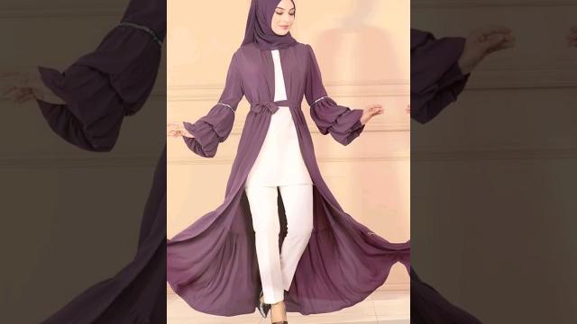 Turkish stylish long coat for women| modern hijab coat style in 2023| elegant long coat #modestwear Turkish stylish long coat for women| modern hijab coat style in 2023| elegant long coat #modestwear
