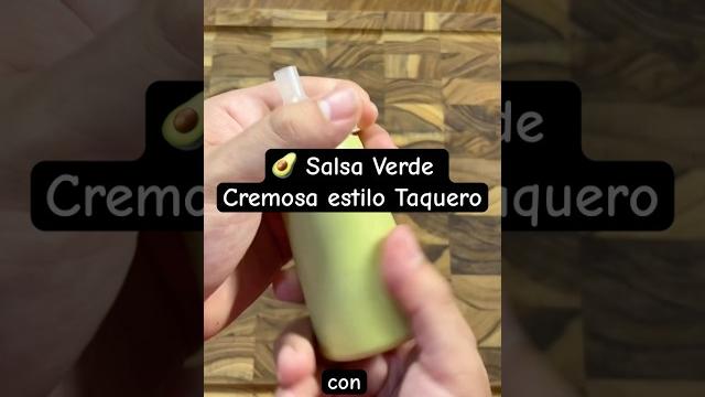 Salsa verde cremosa #love #viralvideo #salsa #recetas #barbie #makeup #food #foodlover #cocina #gold Salsa verde cremosa #love #viralvideo #salsa #recetas #barbie #makeup #food #foodlover #cocina #gold