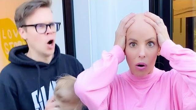Rebecca zamolo shaved her head and matt reacts Rebecca zamolo shaved her head and matt reacts