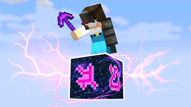 Minecraft, but on 1 immortal block Minecraft, but on 1 immortal block