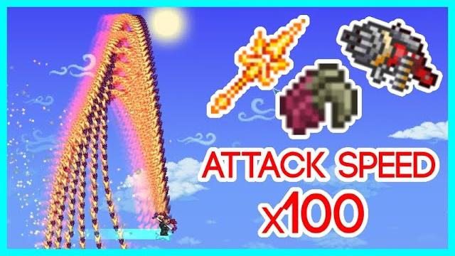Fastest weapons in terraria, but they are 100x faster Fastest weapons in terraria, but they are 100x faster