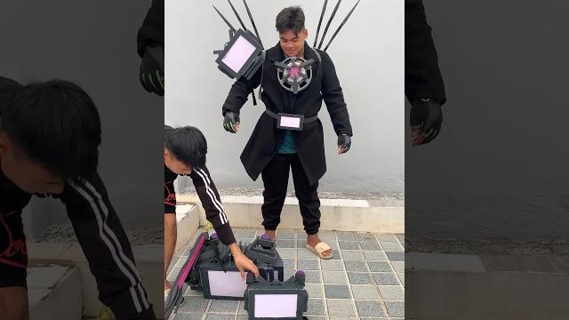 Dress up titan tv man giant #skibiditoilet #titancamerman #tvman #shortyoutube #funny Dress up titan tv man giant #skibiditoilet #titancamerman #tvman #shortyoutube #funny
