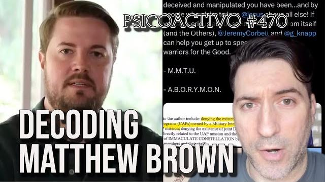 Matthew brown's cryptic tweet fully decoded by enochian language practitioner - psicoactivo #470 Matthew brown's cryptic tweet fully decoded by enochian language practitioner - psicoactivo #470