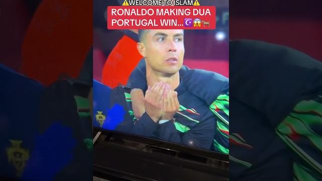 Ronaldo is now a muslim!️ welcome to islam️ #ronaldo #islam #muslim #dua #football #shortd Ronaldo is now a muslim!️ welcome to islam️ #ronaldo #islam #muslim #dua #football #shortd
