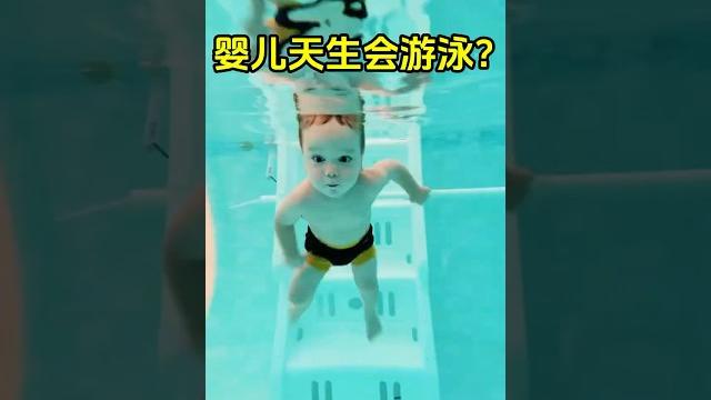 人类婴儿真的是天生就会游泳吗? #潜水反射 #婴儿游泳 #潜水 #趣事 #科普 人类婴儿真的是天生就会游泳吗? #潜水反射 #婴儿游泳 #潜水 #趣事 #科普