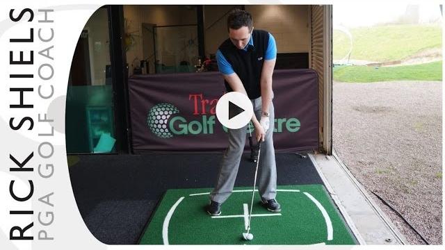 Hit the golf ball then the turf Hit the golf ball then the turf