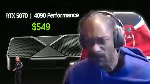 Snoop dogg reaction to rtx 5070 Snoop dogg reaction to rtx 5070