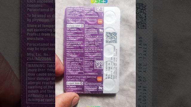 How does calpol 500 mg | calpol tablet - paracetamol for pain and fever relief | #fever #antipyretic How does calpol 500 mg | calpol tablet - paracetamol for pain and fever relief | #fever #antipyretic