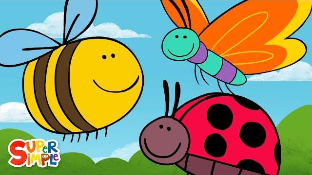 Butterfly ladybug bumblebee | super simple songs Butterfly ladybug bumblebee | super simple songs