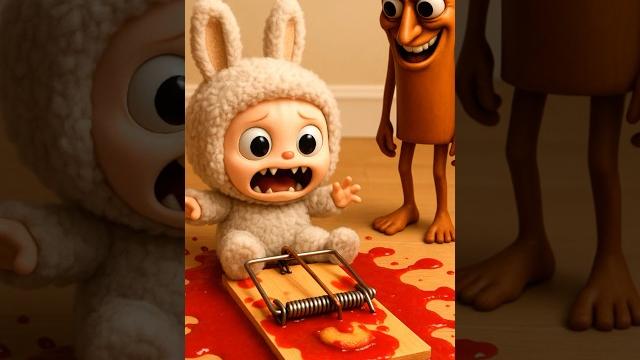 Oh nooo! sahur tricked labubu into a mousetrap… with cookies!! poor labubu, nooo! #labubu #ai #funny Oh nooo! sahur tricked labubu into a mousetrap… with cookies!! poor labubu, nooo! #labubu #ai #funny