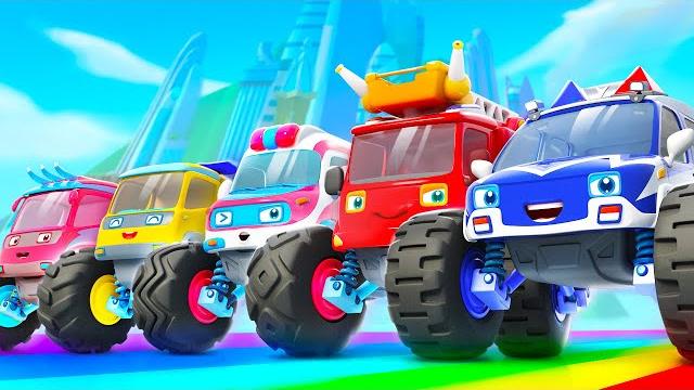 五輛怪獸車 | 交通工具兒歌 | 學數字 - learn numbers | 職業認知 | 兒歌 | kids song | 童謠 | 動畫 | 卡通片 | 奇奇妙妙 | 寶寶巴士 | babybus 五輛怪獸車 | 交通工具兒歌 | 學數字 - learn numbers | 職業認知 | 兒歌 | kids song | 童謠 | 動畫 | 卡通片 | 奇奇妙妙 | 寶寶巴士 | babybus