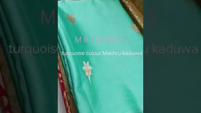 Handloom pure mashru silk handloom saree kaduwa weaving sona rupa zari weaving dyeable fabric Handloom pure mashru silk handloom saree kaduwa weaving sona rupa zari weaving dyeable fabric