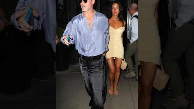 Brad pitt & ines de ramon hold hands on romantic steakhouse date #bradpitt #inesderamon #romantic Brad pitt & ines de ramon hold hands on romantic steakhouse date #bradpitt #inesderamon #romantic