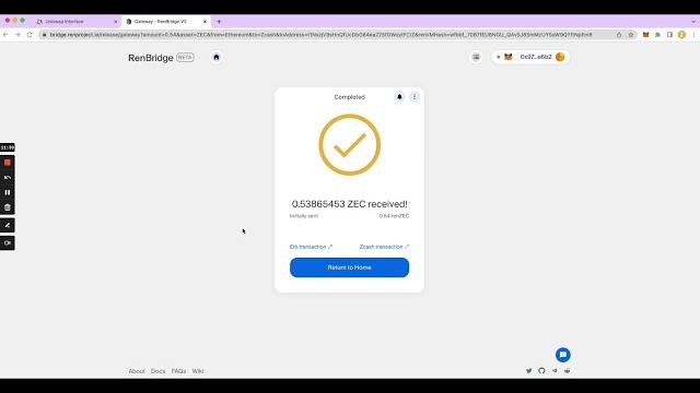 Exchange eth for zec on-chain Exchange eth for zec on-chain