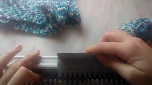 Вязальная машина ивушка. резинка 1х1 Вязальная машина ивушка. резинка 1х1