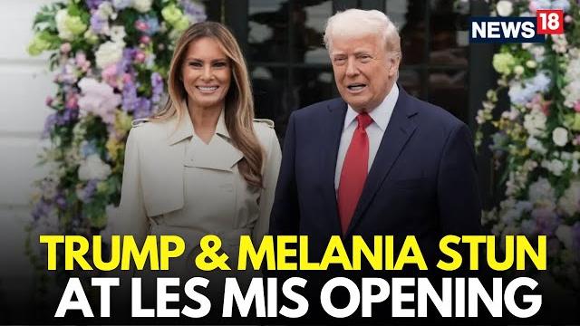 Live: donald trump & first lady melania attend les misérables opening night at kennedy center | n18g Live: donald trump & first lady melania attend les misérables opening night at kennedy center | n18g
