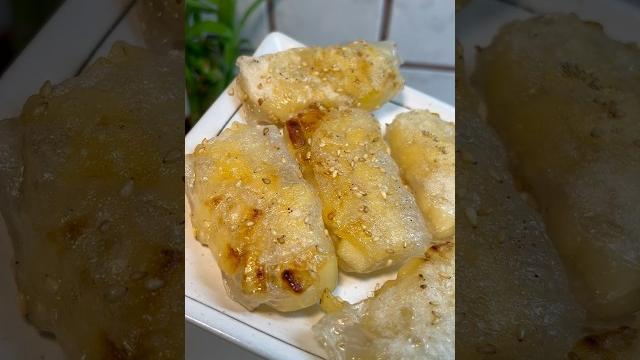 Жареный десерт из яблока и рисовой бумаги #жизньвяпонии #рецепты #японскаяеда #япония #токио #десерт Жареный десерт из яблока и рисовой бумаги #жизньвяпонии #рецепты #японскаяеда #япония #токио #десерт