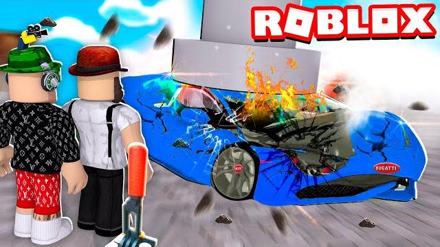 We broke new cars in roblox car crushers 2 We broke new cars in roblox car crushers 2