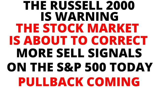 Stock market crash update - more sell signals triggered on the s&p 500 today - pullback coming Stock market crash update - more sell signals triggered on the s&p 500 today - pullback coming