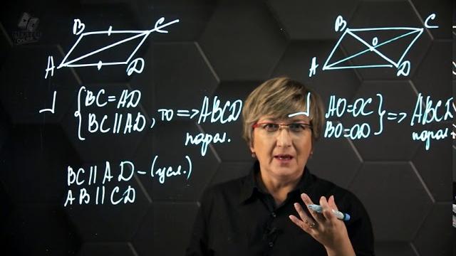 Признаки параллелограмма. 8 класс. Признаки параллелограмма. 8 класс.