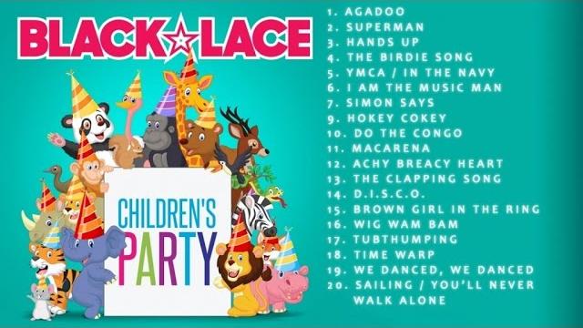 Black lace - children's party Black lace - children's party