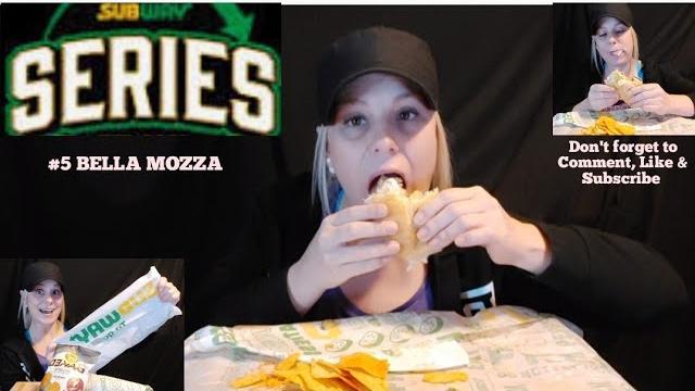 Subway |#5 bella mozza mukbang Subway |#5 bella mozza mukbang
