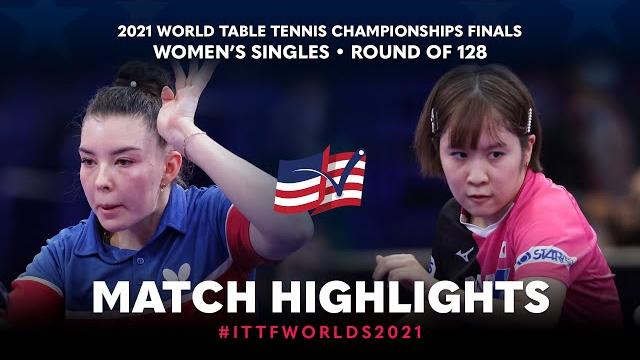 Mariia tailakova vs miu hirano | 2021 world table tennis championships finals | ws | r128 Mariia tailakova vs miu hirano | 2021 world table tennis championships finals | ws | r128