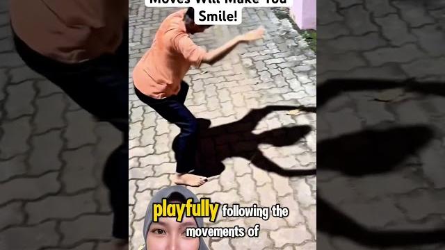 Dancing with her shadow #shortvideo #shortsfeed Dancing with her shadow #shortvideo #shortsfeed