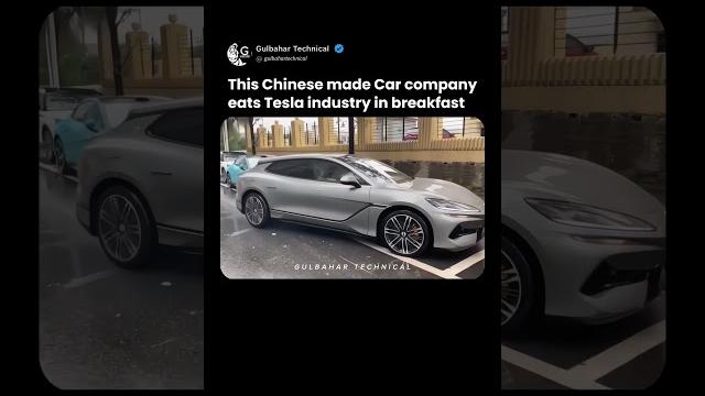 This chinese made car company eats tesla industry in breakfast This chinese made car company eats tesla industry in breakfast