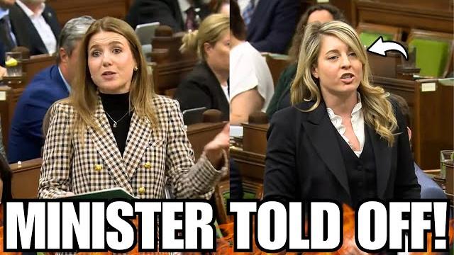 Liberal minister gets told off by conservative mp! Liberal minister gets told off by conservative mp!