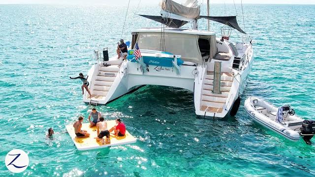 We invited six random strangers to our boat! We invited six random strangers to our boat!