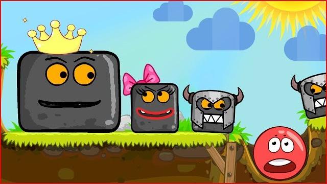 Сборник мультиков про красный шарик и черный квадрат . red ball 4 ! Сборник мультиков про красный шарик и черный квадрат . red ball 4 !