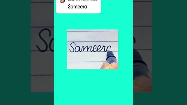 #sameera name #writting with #pen #sameera name #writting with #pen