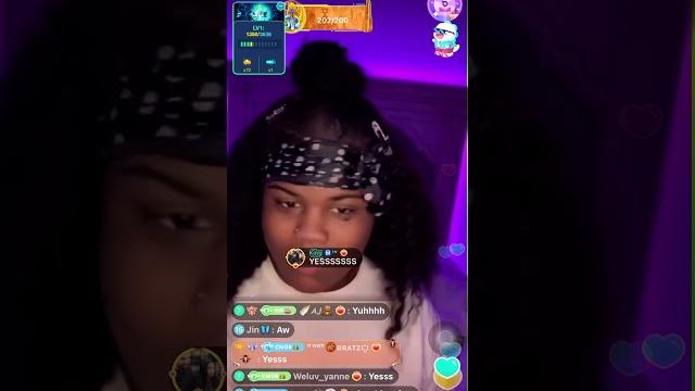 Weluvche on bigo live mad at nicki minaj Weluvche on bigo live mad at nicki minaj