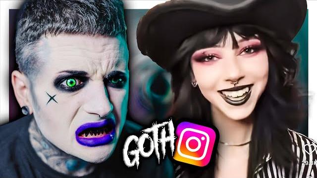 Goth reacts to goth girl reels 13 Goth reacts to goth girl reels 13