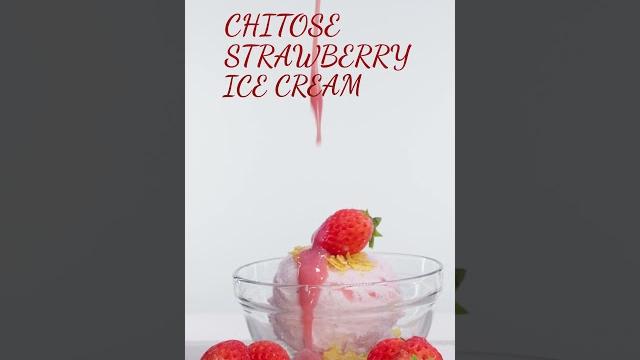 Chitose strawberry icecream Chitose strawberry icecream